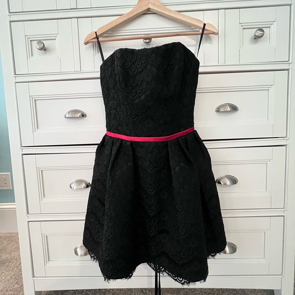 Evening black dress